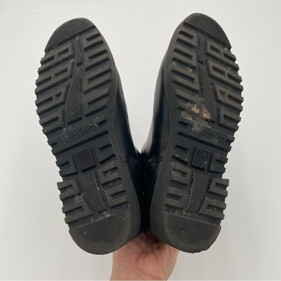 Franco Sarto Carian Leather Essential Chelsea Boots Ankle Booties Black Size 6 - Picture 9 of 9